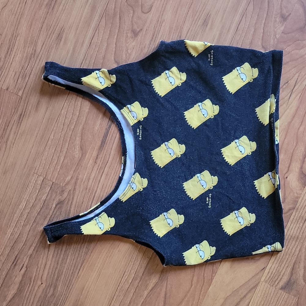 Discontinued Bart Simpson Crop Top
